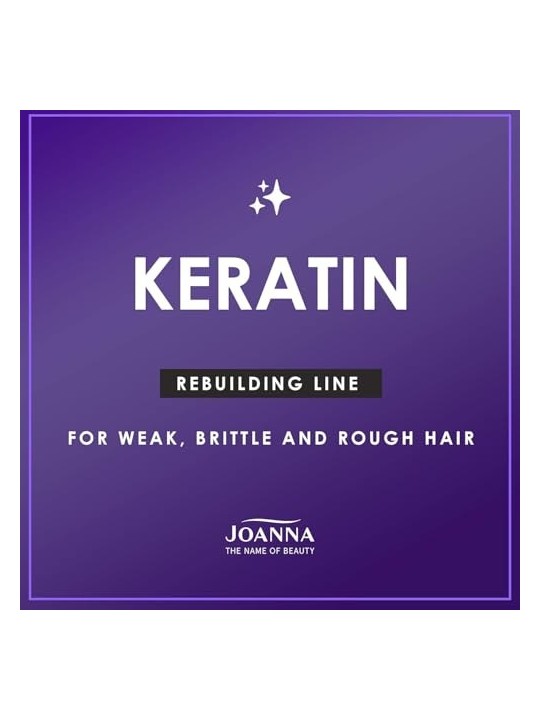 JOANNA PROFESSIONAL Keratin Rebuilding Hair Mask maschera ricostruttiva per capelli indeboliti con cheratina 500g