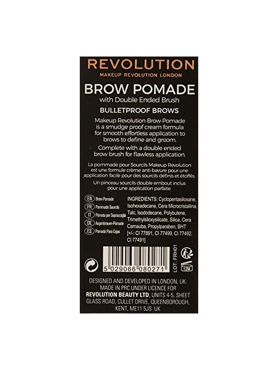 Makeup Revolution Pomata per sopracciglia Soft Brown
