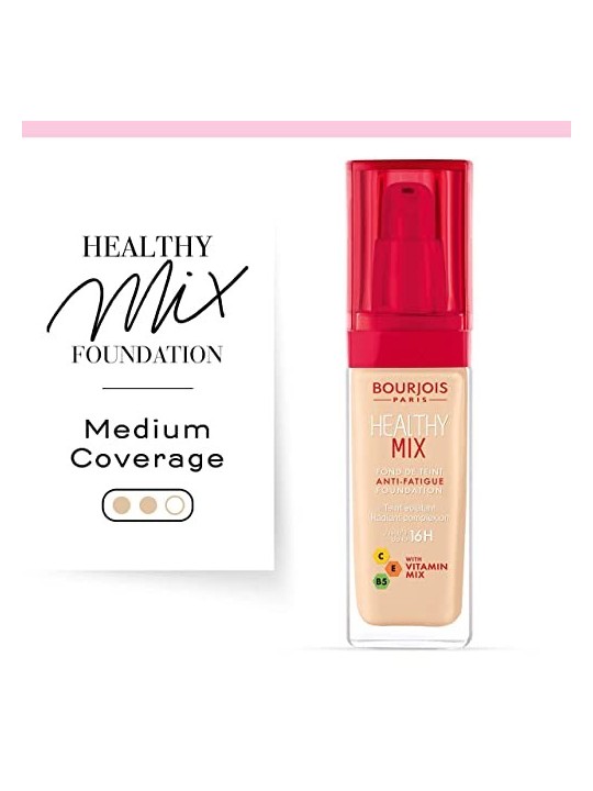 Bourjois Anti-Fatigue Foundation Healthy Mix 30 ml 58 Caramel