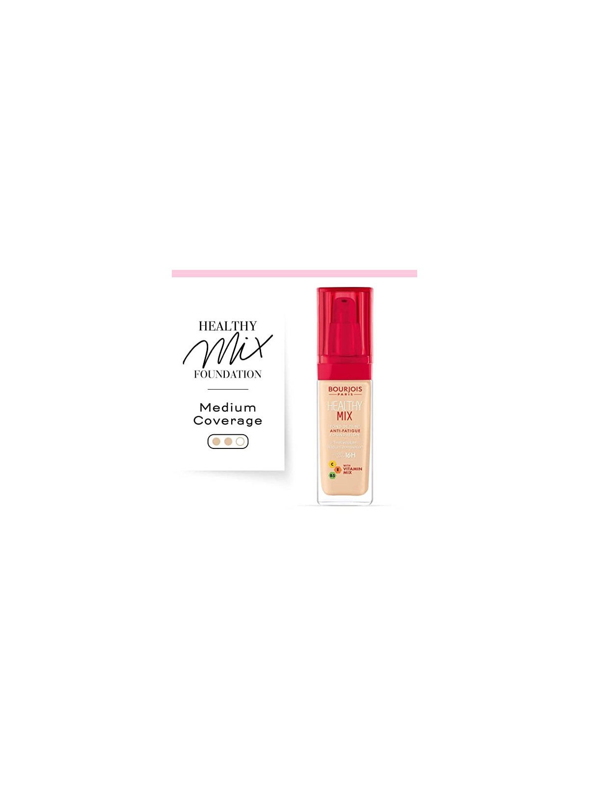 Bourjois Anti-Fatigue Foundation Healthy Mix 30 ml 58 Caramel