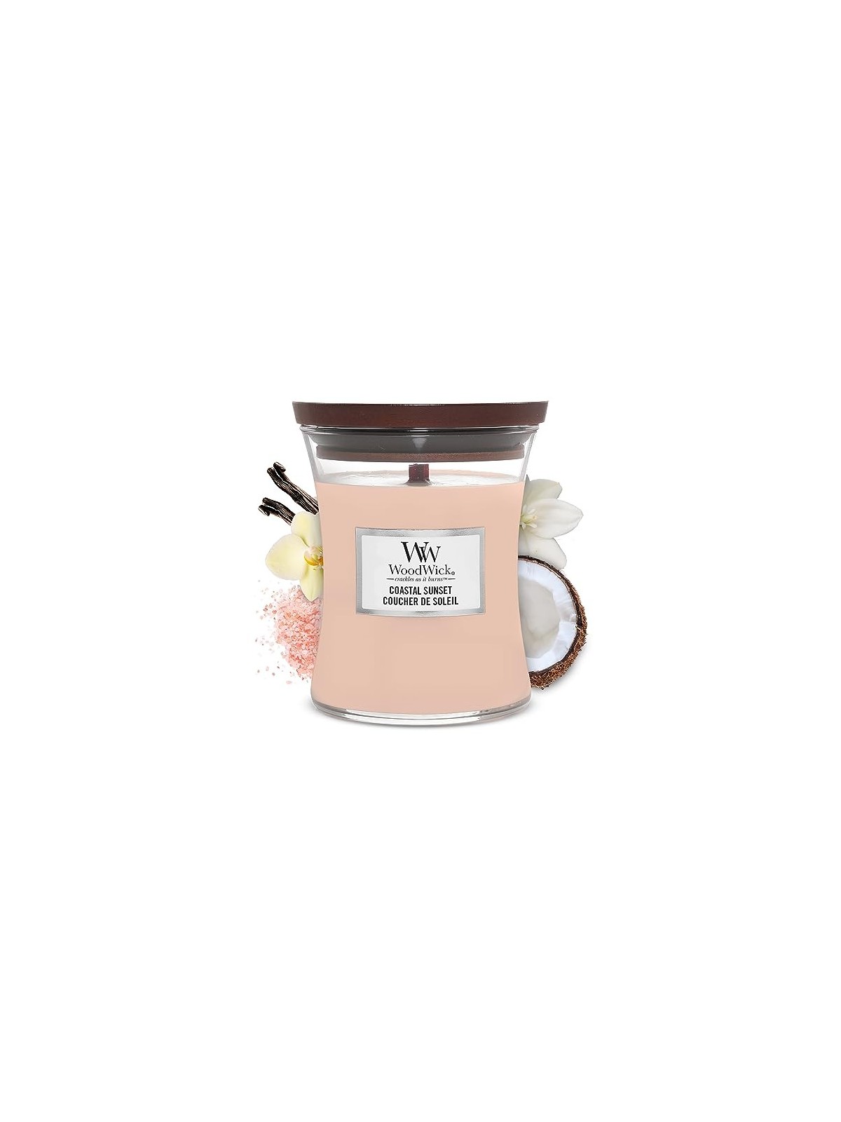 WoodWick Candela Profumata Tramonto Costiero 609 g