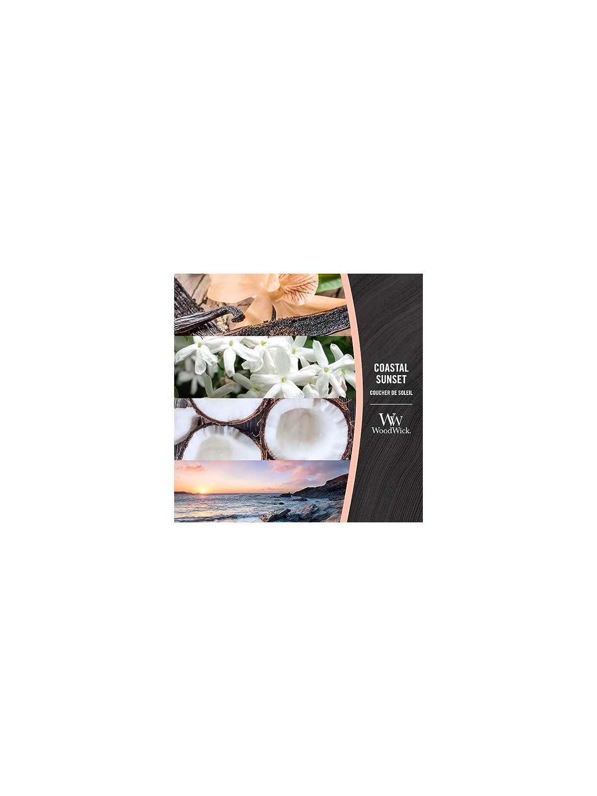 WoodWick Candela Profumata Tramonto Costiero 609 g