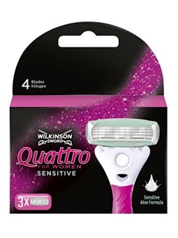 Wilkinson Sword Quattro for Women 3 pezzi Testina di ricambio