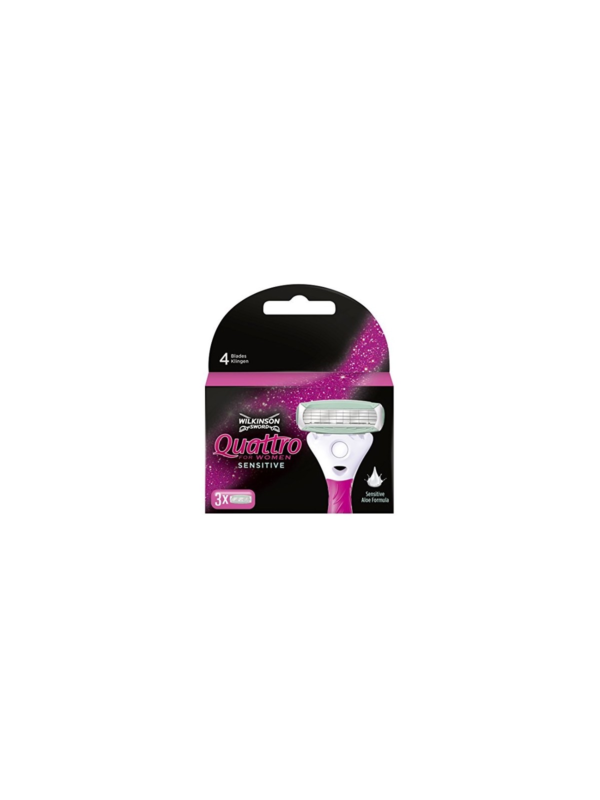 Wilkinson Sword Quattro for Women 3 pezzi Testina di ricambio