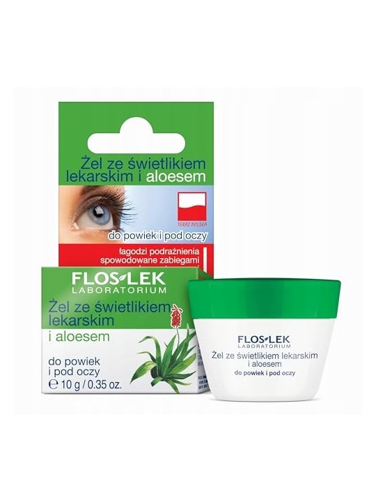 Gel con eufrasia e aloe per palpebre e sotto occhi 10g