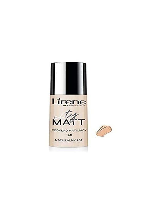 LIRENE City Fondotinta opacizzante viso opaco 204 Natural 30ml