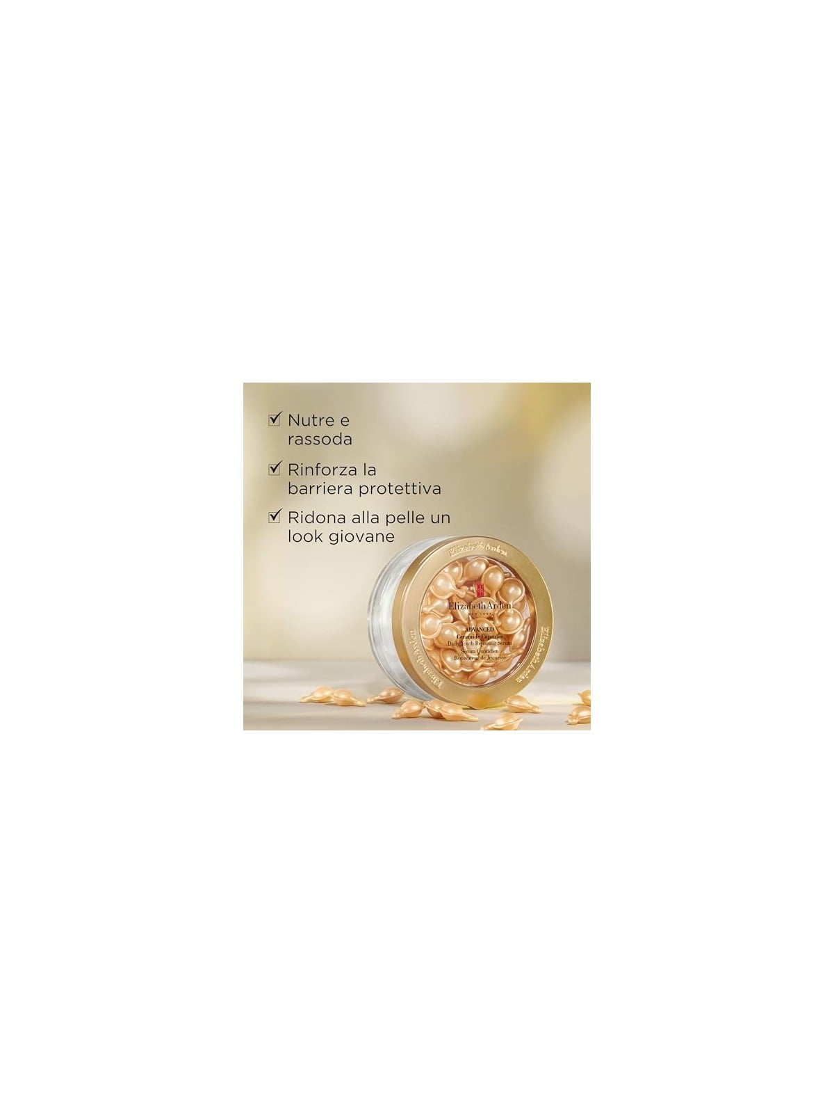 Elizabeth Arden Capsule di Ceramide Avanzate Capsule di Ceramide Siero Rigenerante Quotidiano - Variante: 90 pezzi donna Elizabe