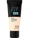 Fondotinta Maybelline Fit Me! Matte and Poreless 104 Soft Ivory