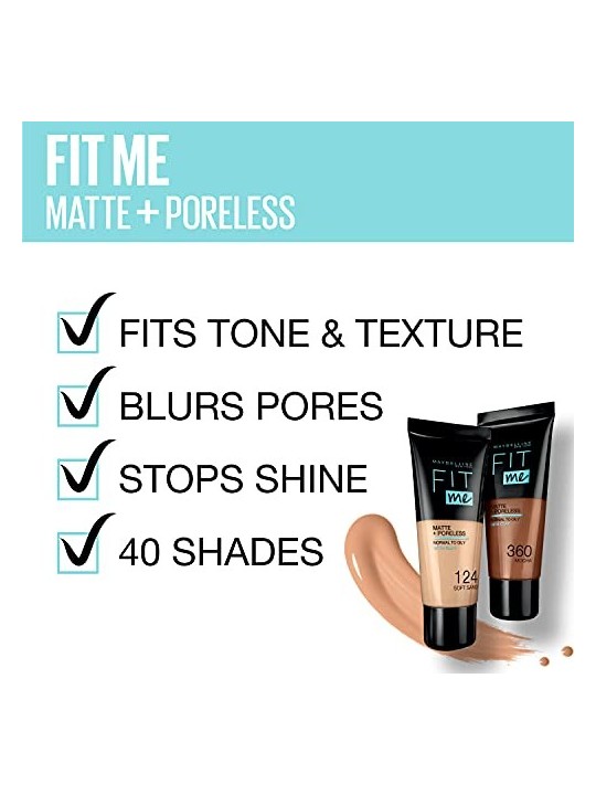 Fondotinta Maybelline Fit Me! Matte and Poreless 104 Soft Ivory