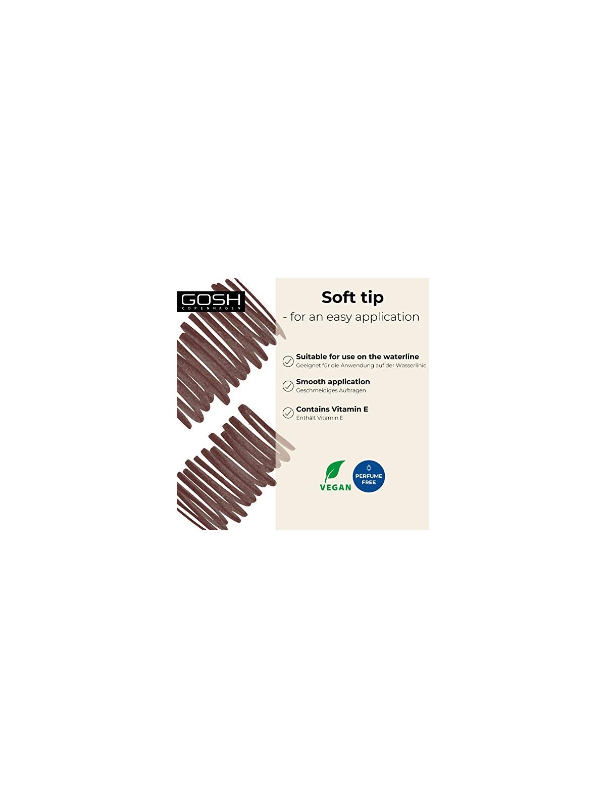 Gosh Kohl Eyeliner donna 1,1g Expresso