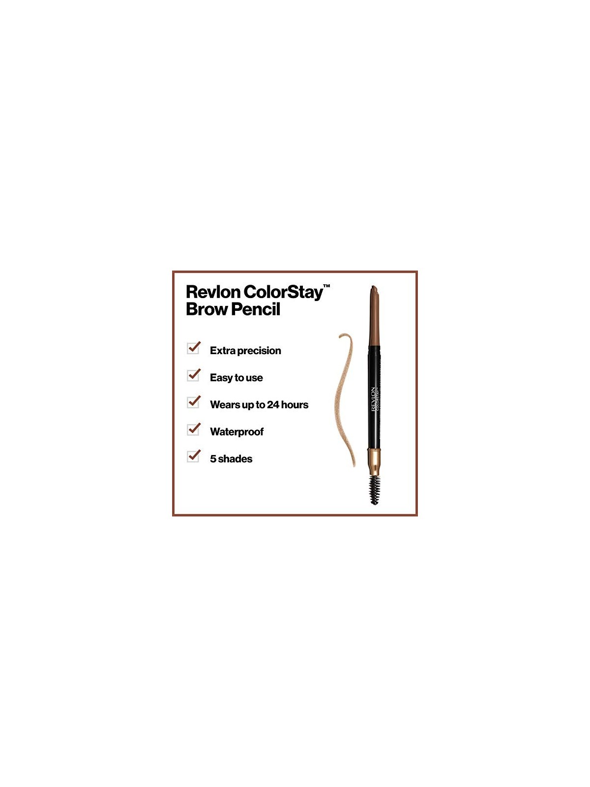 Revlon Professional Colorstay Matita per Sopracciglia 210 Soft Brown donna