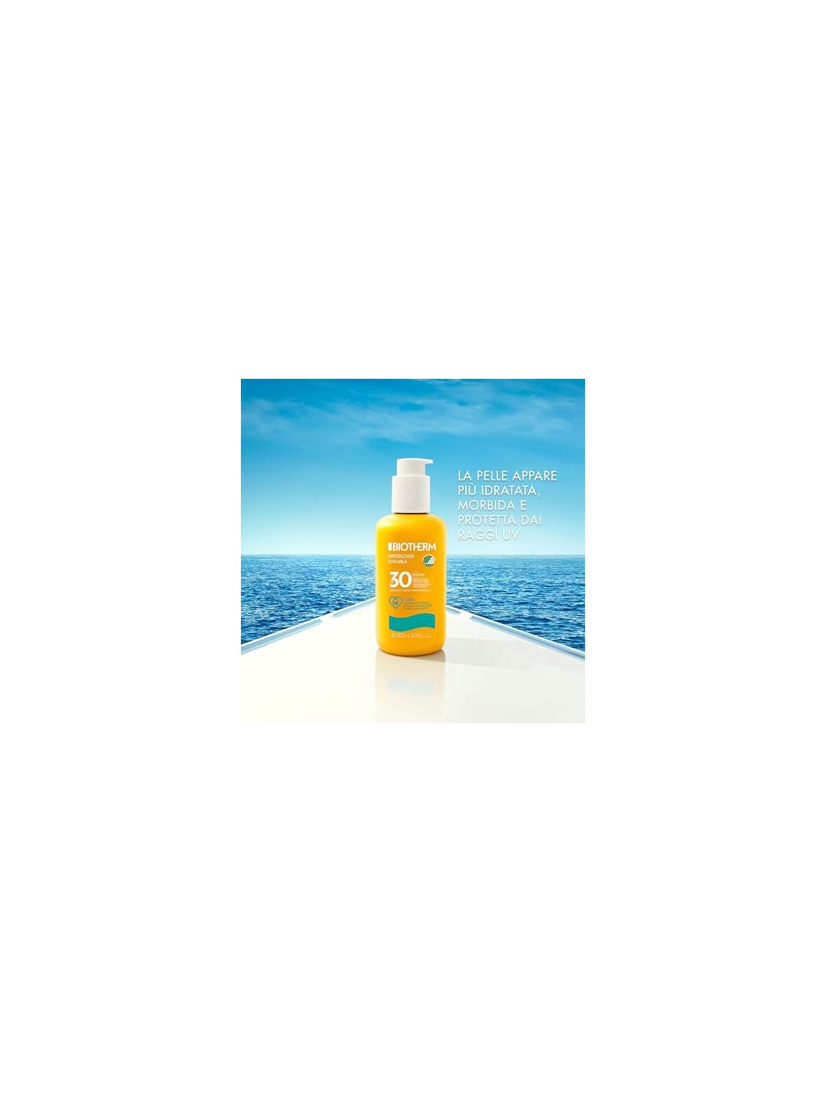 Biotherm Waterlover Sun Milk w-Pump SPF30 donna 200ml Face & Body