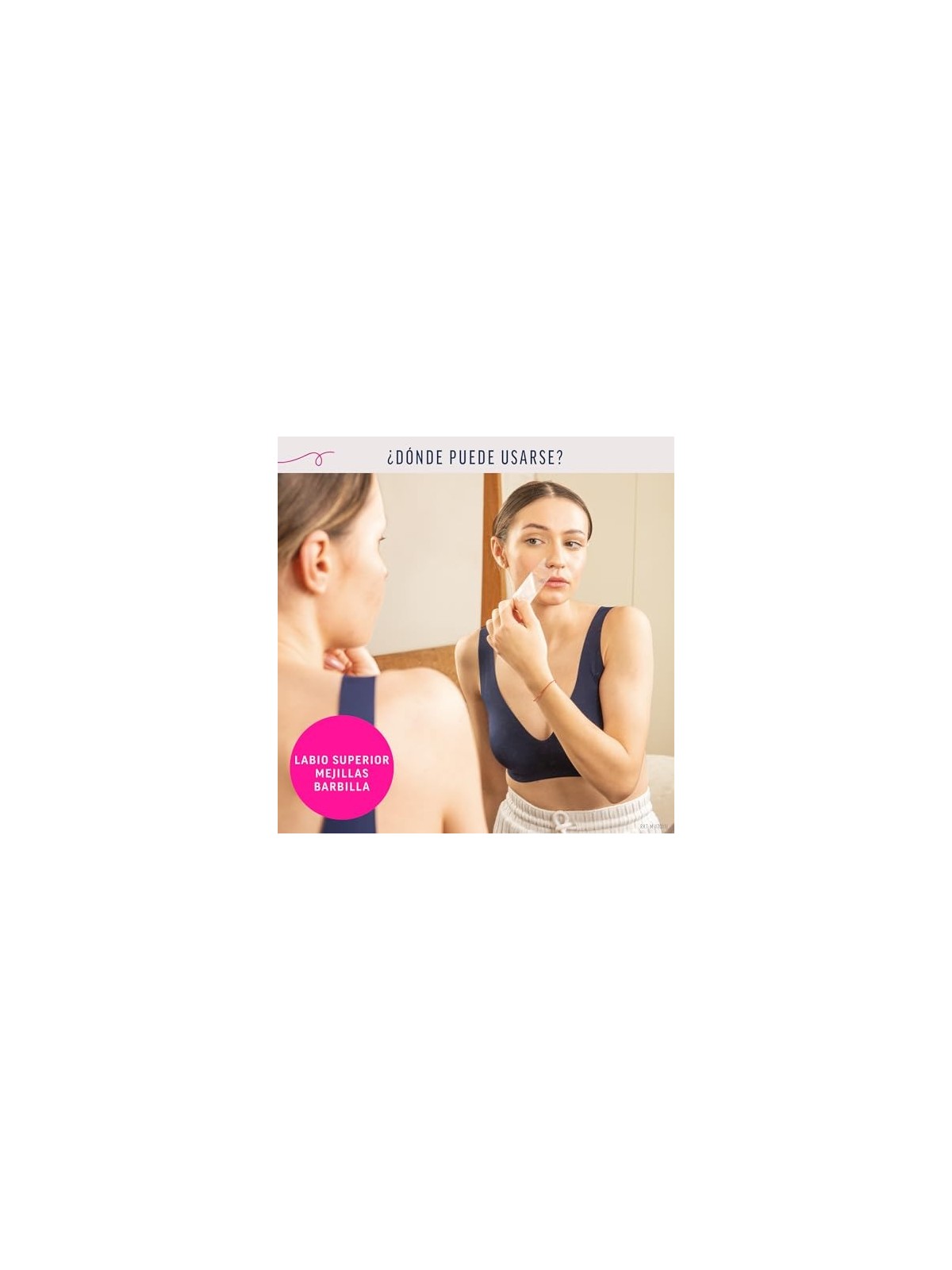 Veet PURE WAX BANDS pelle sensibile viso 40 unit donna