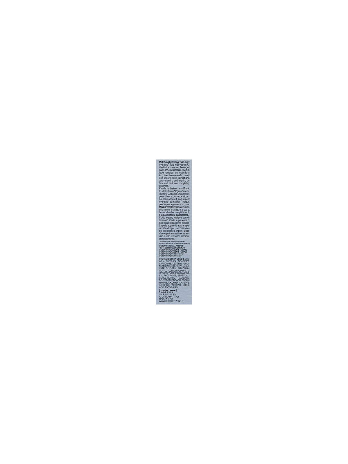 Comfort Zone Active Pureness Fluid donna 30ml Impurities