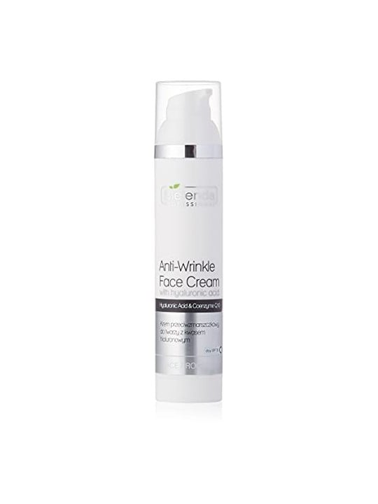 Crema viso antirughe SPF15 con acido ialuronico 100ml