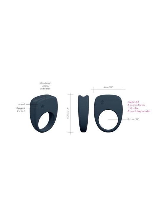 Master Ring anello vibrante per erezione MARC DORCEL