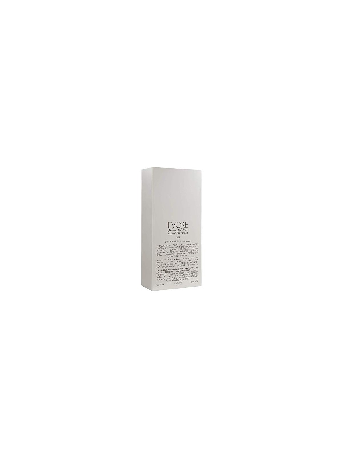 Ajmal Evoca eau de parfum edizione argento donna 75ml