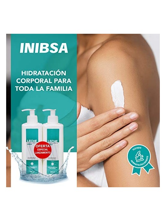 Inibsa LATTE IDRATANTE dermatologico 2 x 500ml unisex
