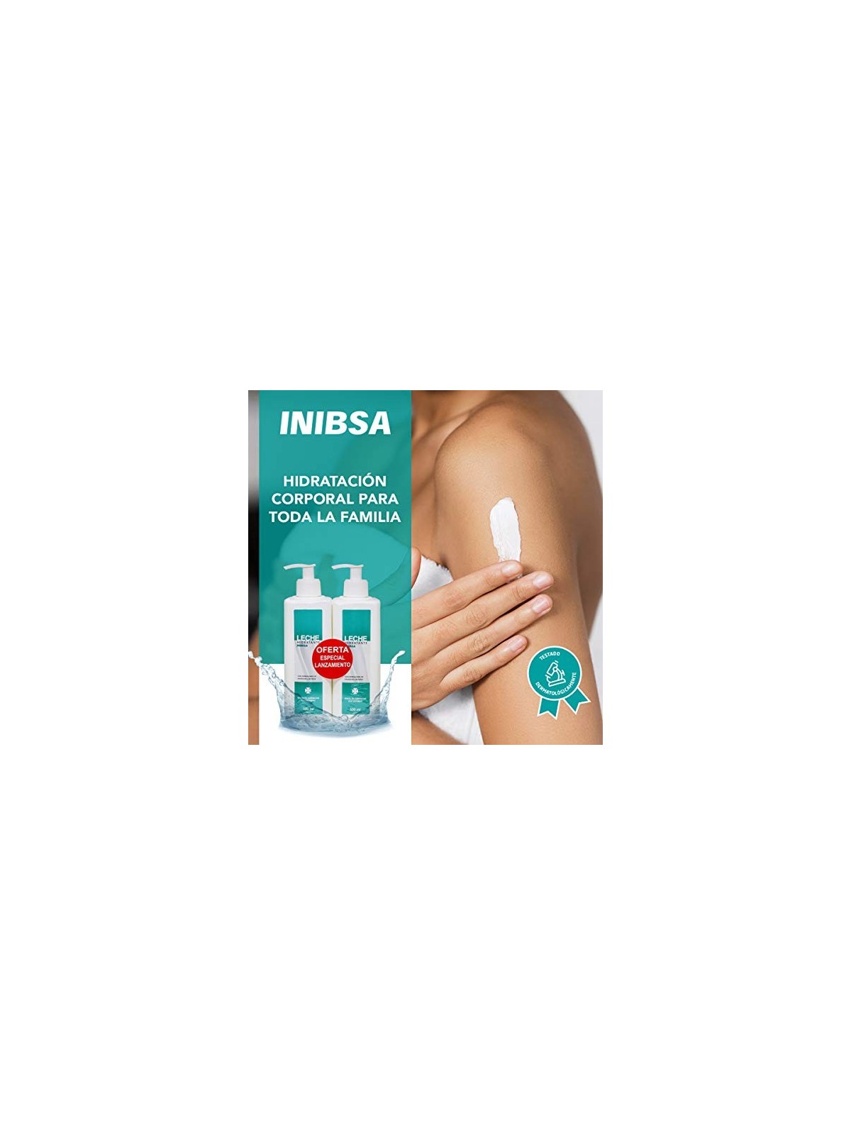 Inibsa LATTE IDRATANTE dermatologico 2 x 500ml unisex