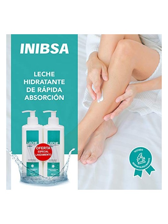 Inibsa LATTE IDRATANTE dermatologico 2 x 500ml unisex