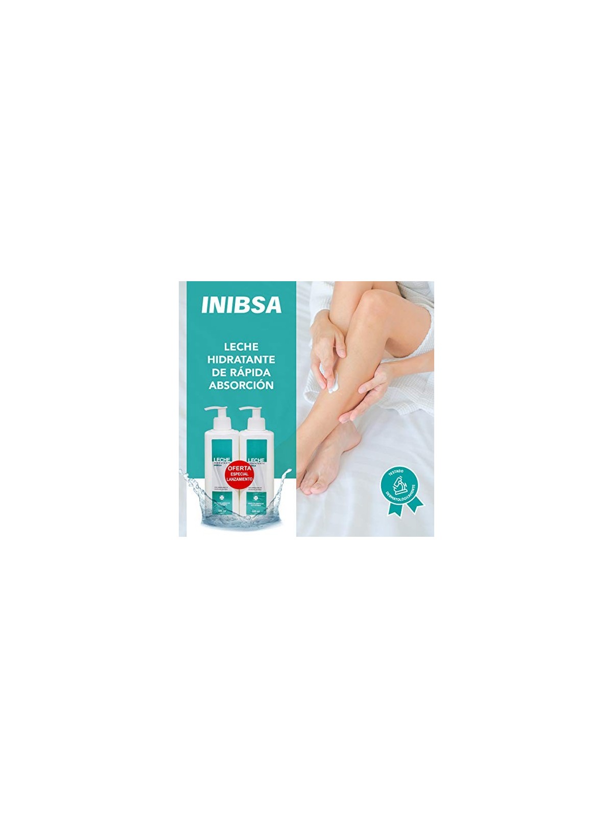 Inibsa LATTE IDRATANTE dermatologico 2 x 500ml unisex