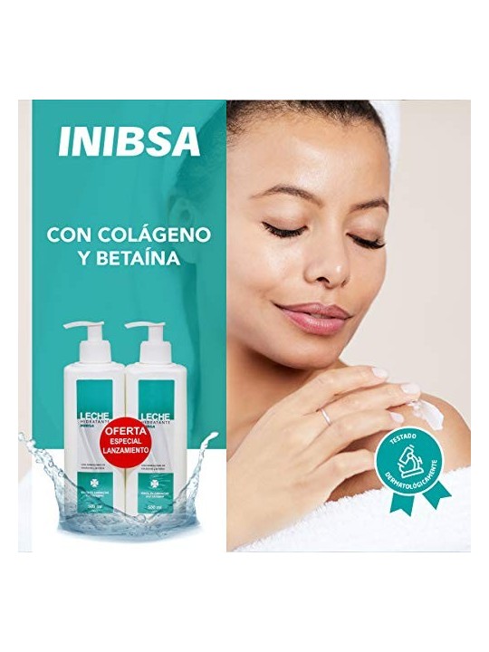 Inibsa LATTE IDRATANTE dermatologico 2 x 500ml unisex