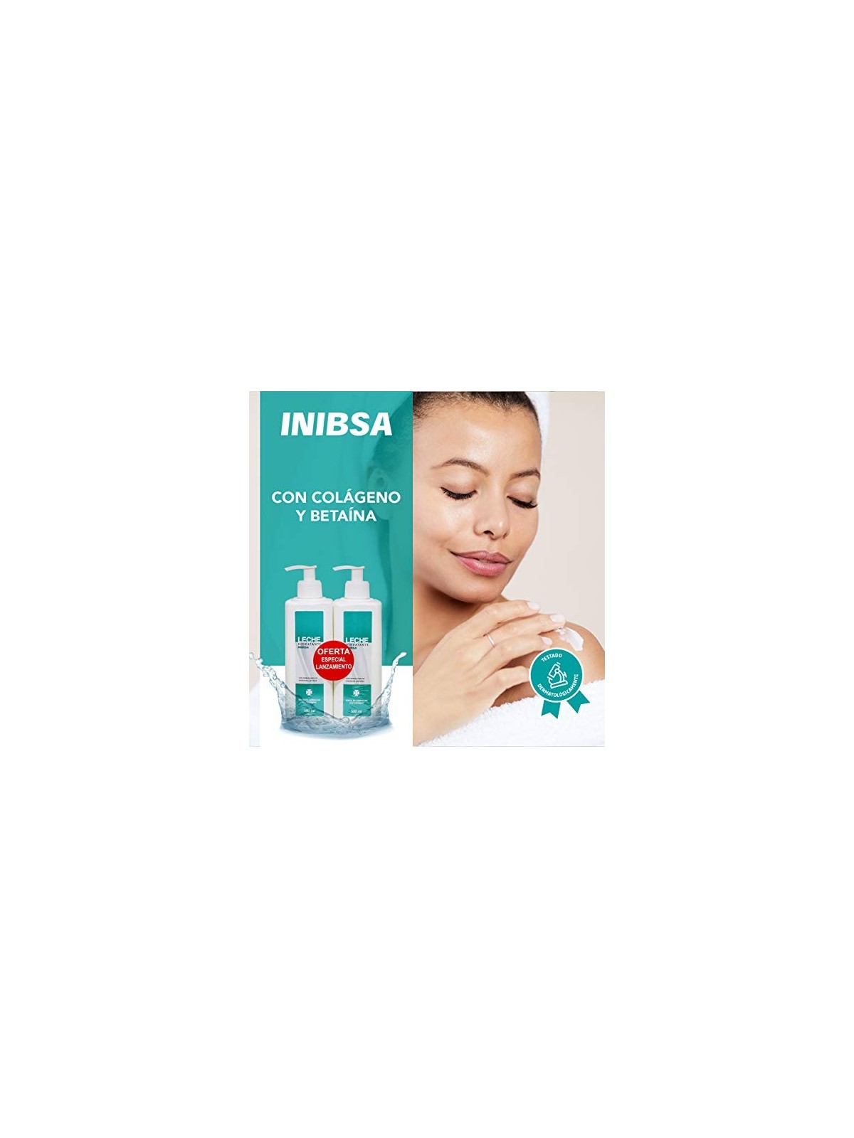 Inibsa LATTE IDRATANTE dermatologico 2 x 500ml unisex
