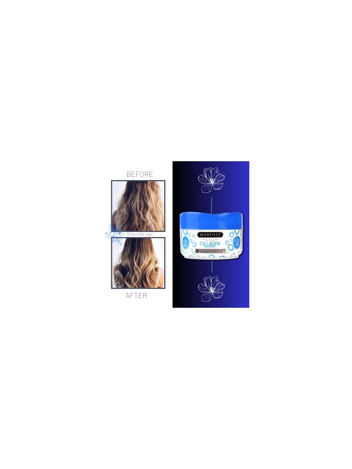 Maschera per capelli al collagene MORFOSE Professional Reach