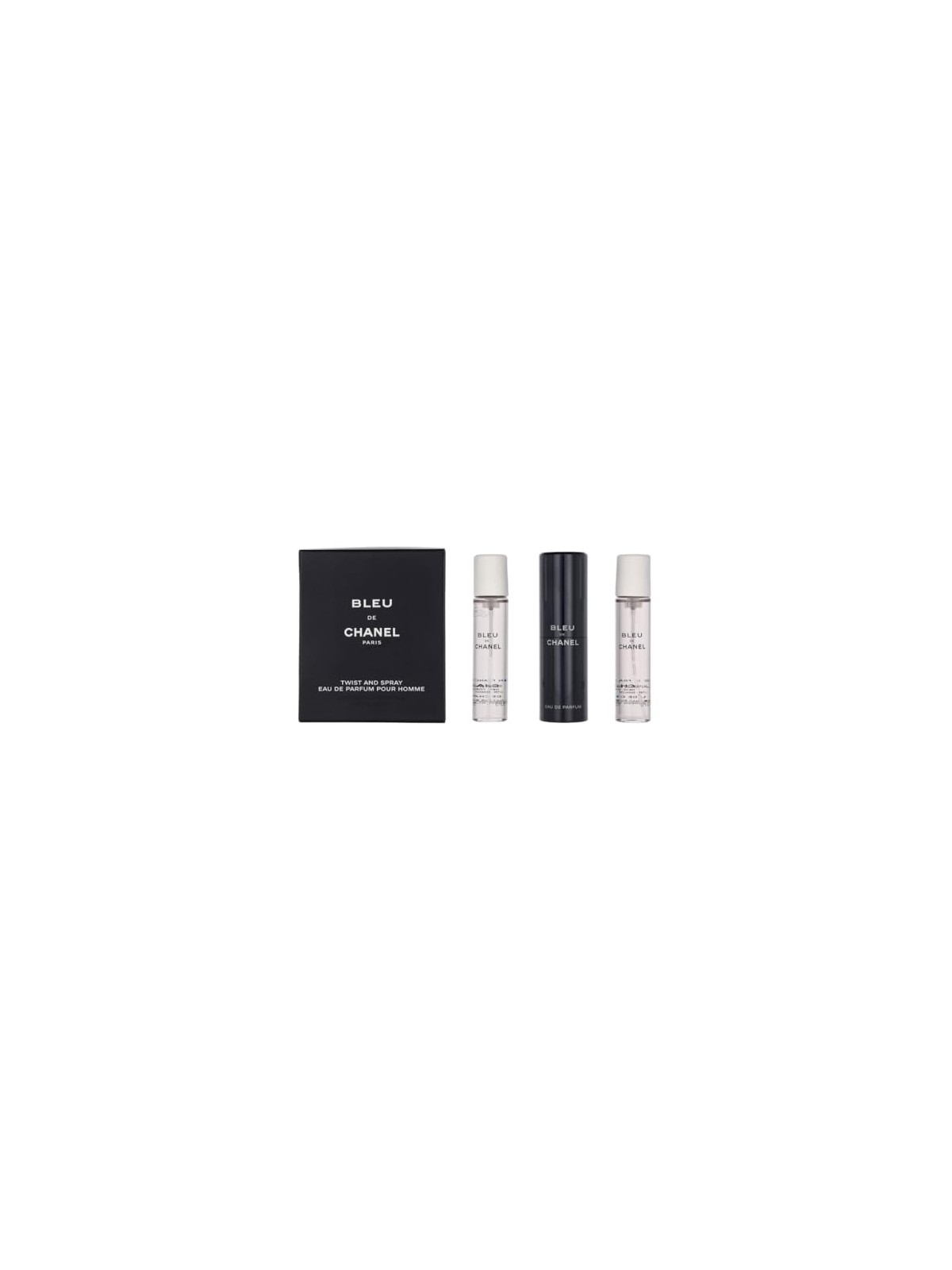 Chanel Bleu De Chanel Pour Homme Giftset uomo 60ml 3x20ml eau de parfum Travel Spray & 2 Refills