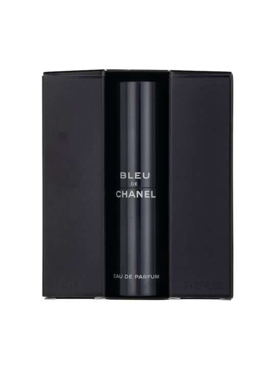 Chanel Bleu De Chanel Pour Homme Giftset uomo 60ml 3x20ml eau de parfum Travel Spray & 2 Refills