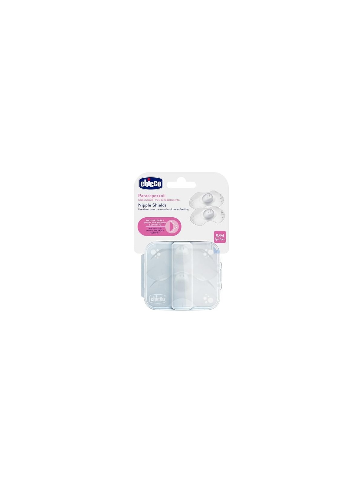 Chicco SkinToSkin Paracapezzoli in Silicone SM 2U unisex