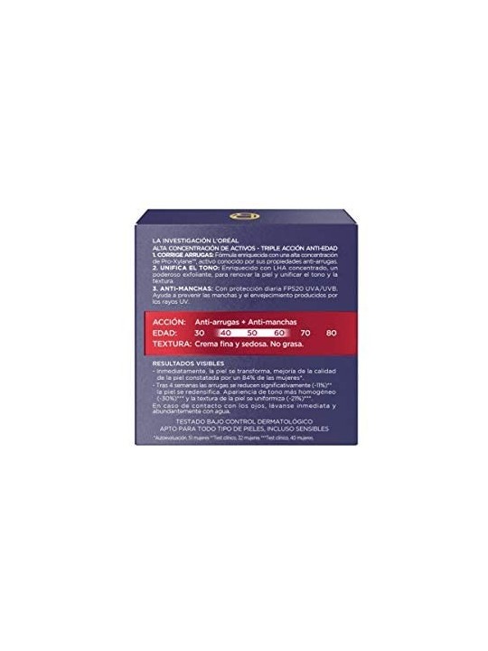Crema giorno L'Orï¿½ï¿½al REVITALIFT LASER SPF20 50ml