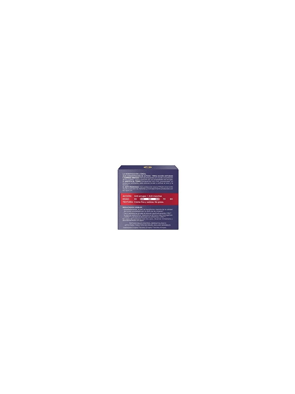Crema giorno L'Orï¿½ï¿½al REVITALIFT LASER SPF20 50ml