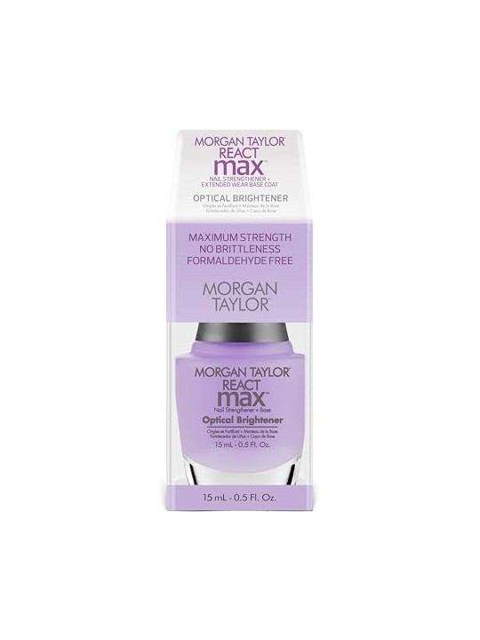 Rinforzatore unghie base Morgan Taylor REACT MAX OPTICAL 15ml unisex