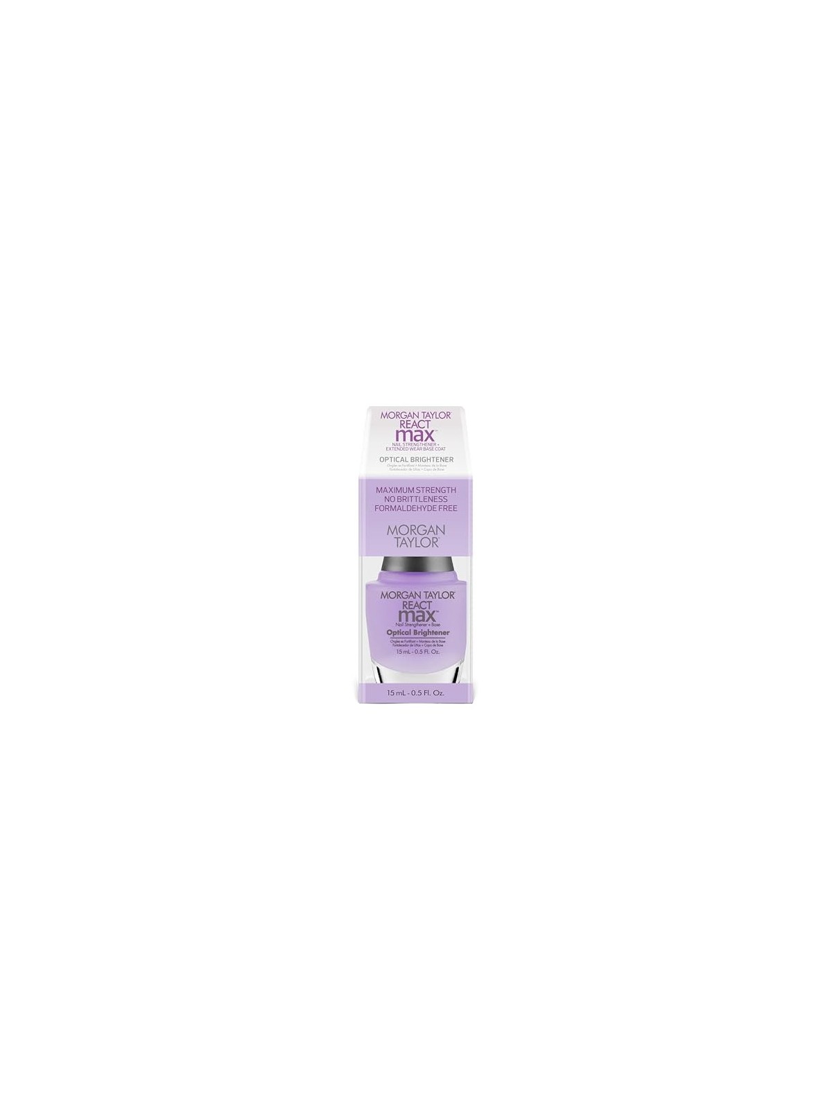 Rinforzatore unghie base Morgan Taylor REACT MAX OPTICAL 15ml unisex
