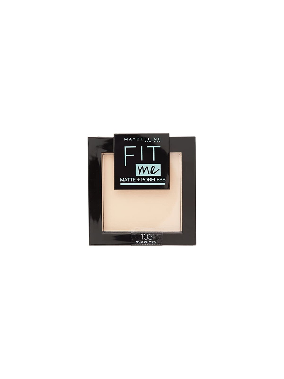 Maybelline Fit Me Polvere opaca e poreless 9 g 105 Natural Ivory