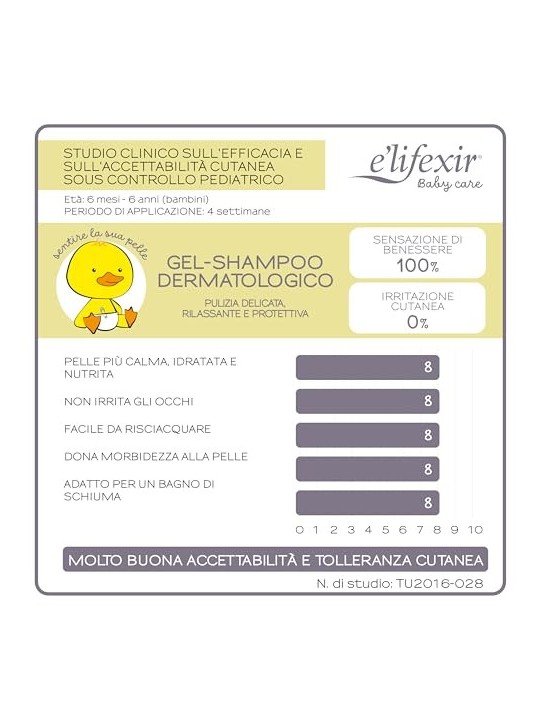 ELifexir BABY CARE gelshampoo dermatologico 500ml unisex
