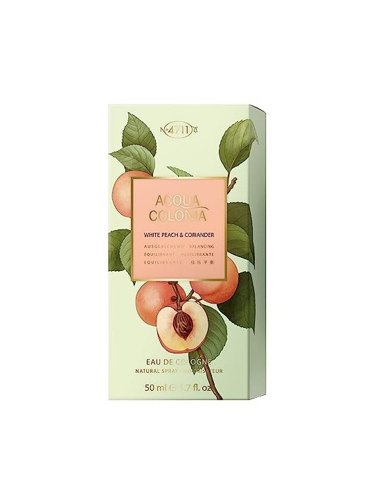 4711 Acqua Colonia White Peach & Coriander Eau de Cologne 50ml