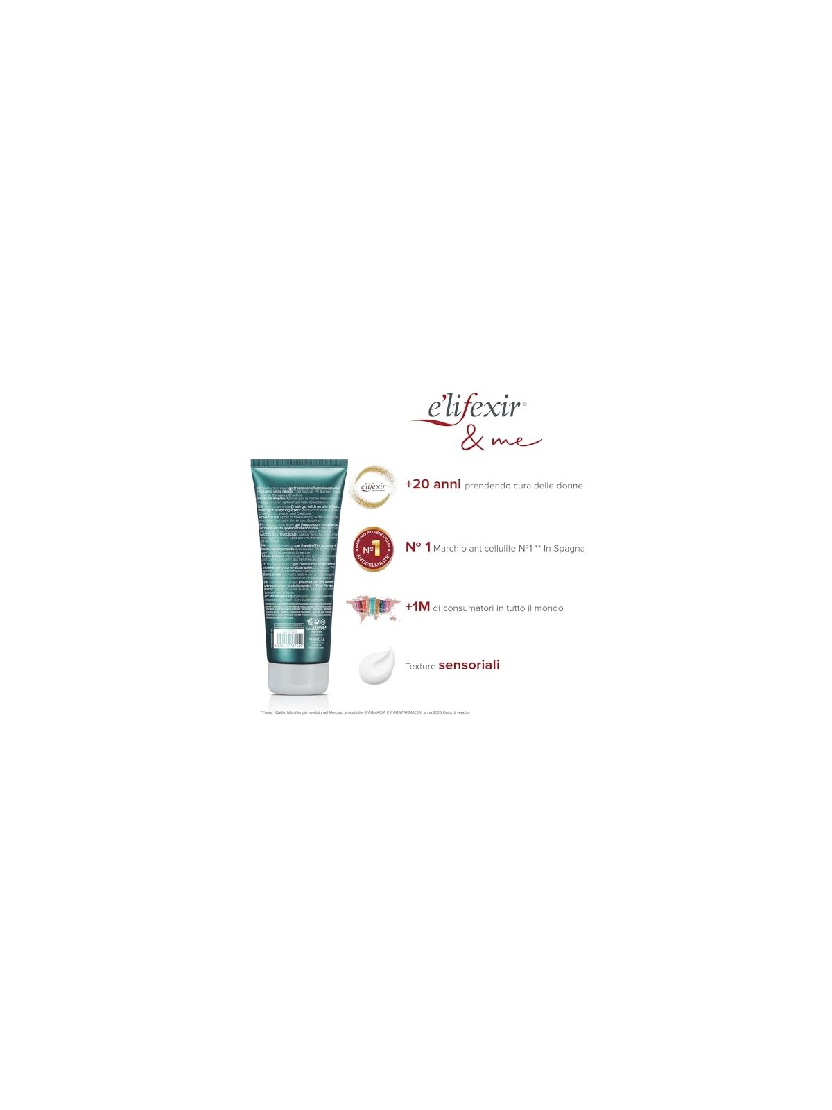 Nighttime sculpting gel E'Lifexir Nocturslim Liposculptor 200ml unisex