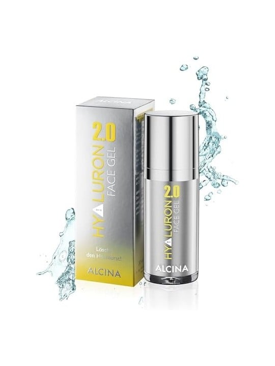 Alcina Hyaluron 20 Gel Viso  Gel Idratante e Antirughe per il Viso Donna 30ml