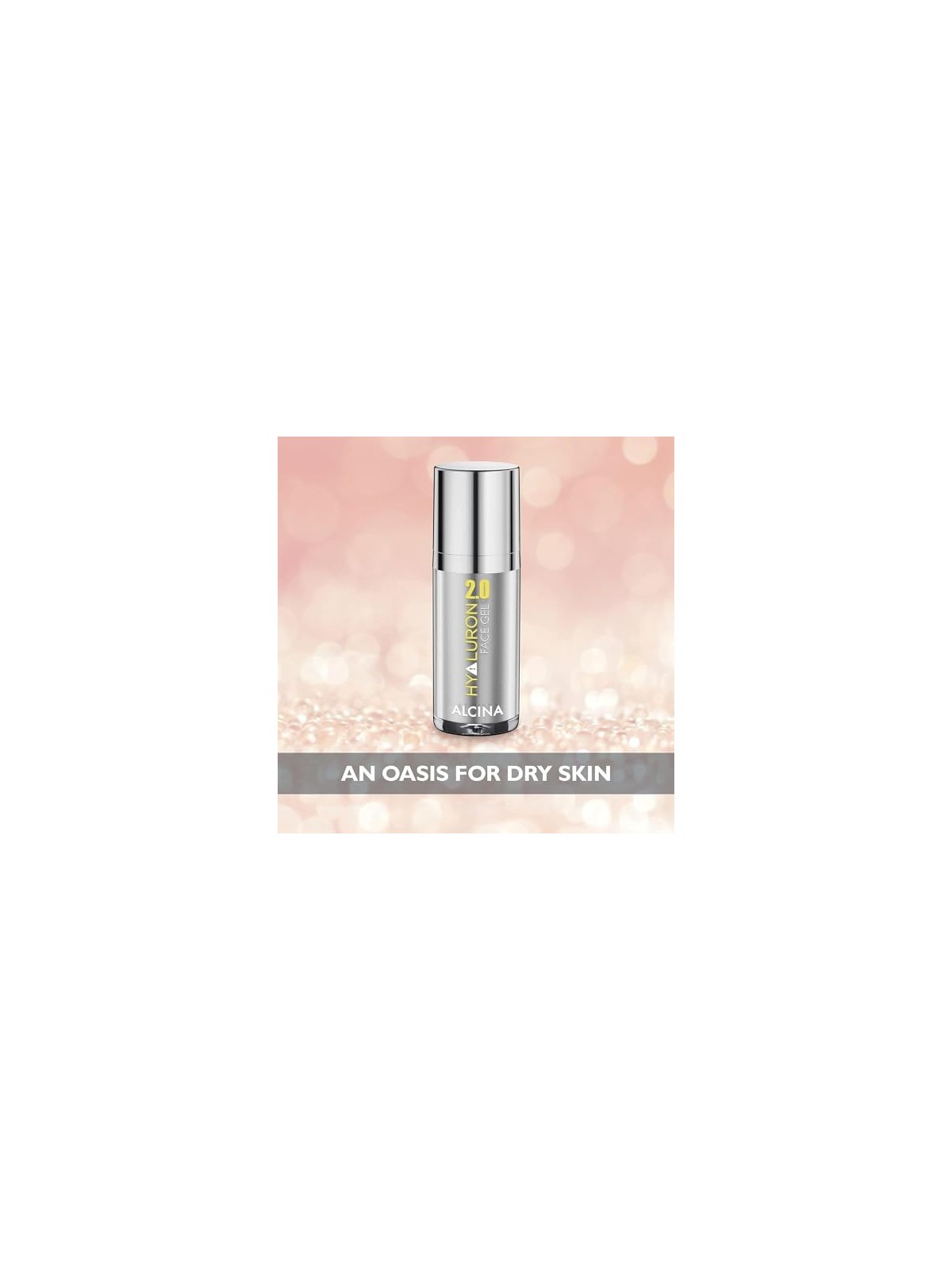 Alcina Hyaluron 20 Gel Viso  Gel Idratante e Antirughe per il Viso Donna 30ml