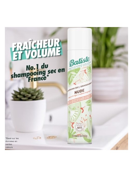 Batiste Bare Dry Shampoo Naturale e Leggero donna 200ml