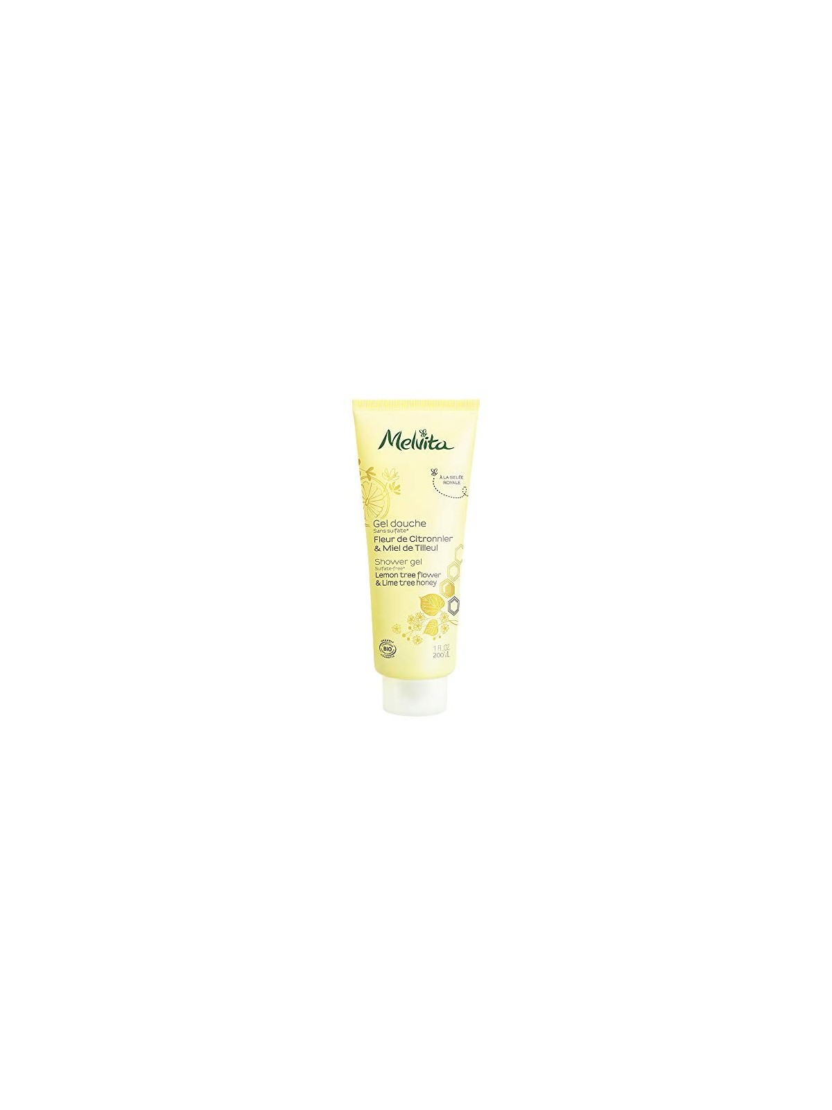 Melvita Shower Gel Lemon Tree Flower & Lime Tree Honey 200ml
