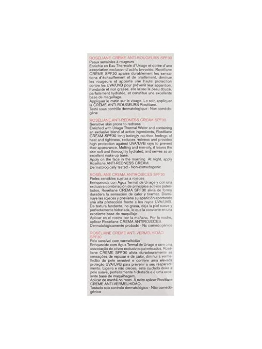 Uriage Roseliane Anti-Redness Cream SPF30 unisex 40ml