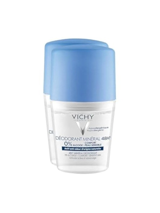 Deodorante minerale Vichy per donna, con palline minerali 50ml