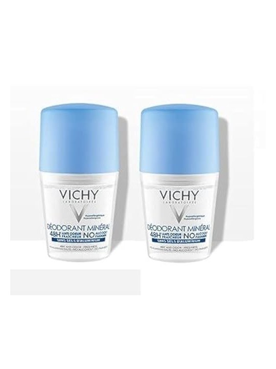 Deodorante minerale Vichy per donna, con palline minerali 50ml