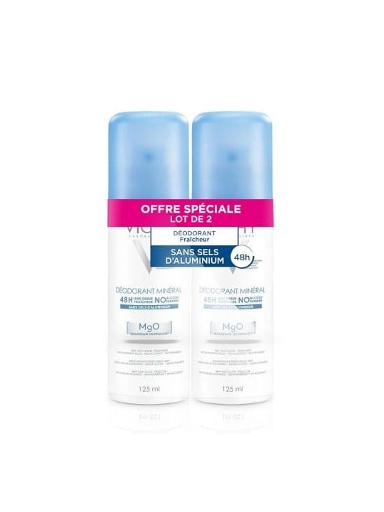 Deodorante spray minerale Vichy 48H donna 125ml