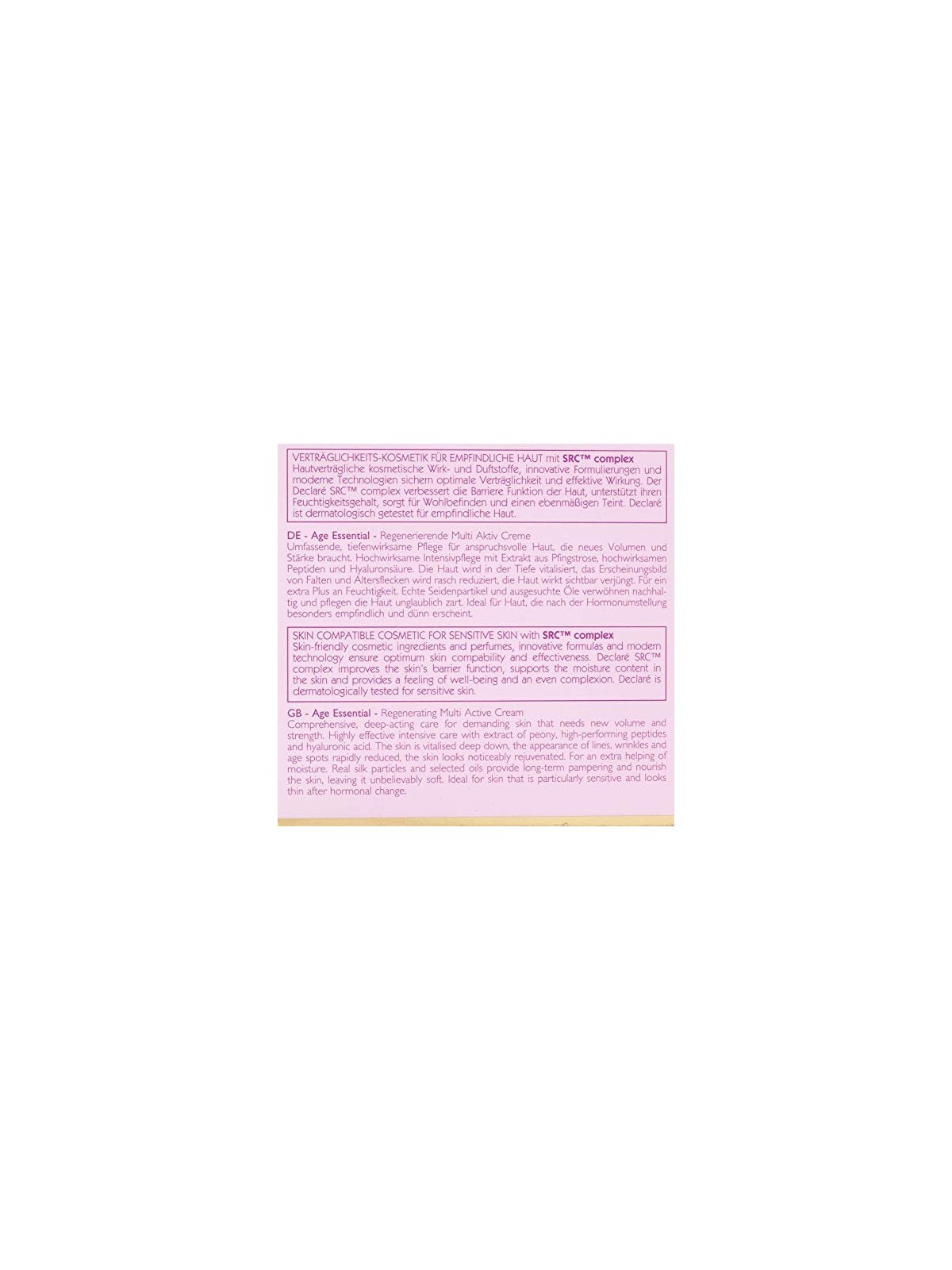 Crema essenziale Declarï¿½ï¿½ Age Control
