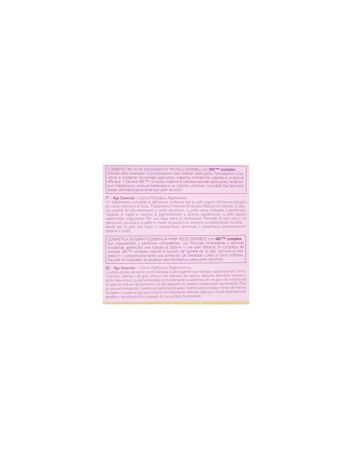 Crema essenziale Declarï¿½ï¿½ Age Control