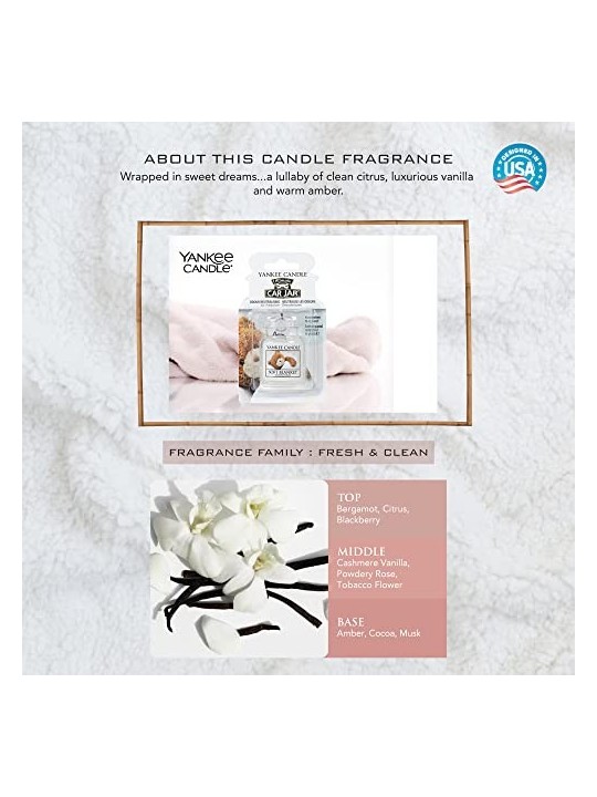 Yankee Candle Soft Blanket Ultimate Barattolo Auto di Lusso Unisex Tag Profumata